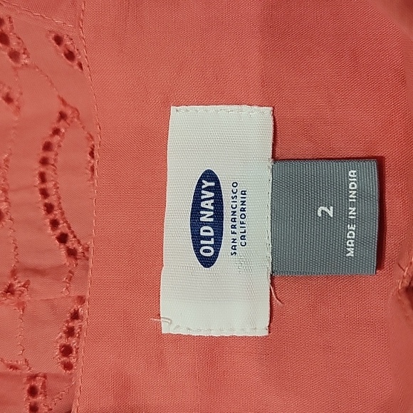 Old Navy Eyelet Fully Lined Dress US 2 - Picture 12 of 13